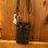 Olive Green and Brown Tones Wool/Leather Cross-body Hipster Purse