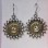 Ammo Accents Silver Balls Earrings
