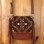 Brown/Rust Wool and Leather Cross-body Purse
